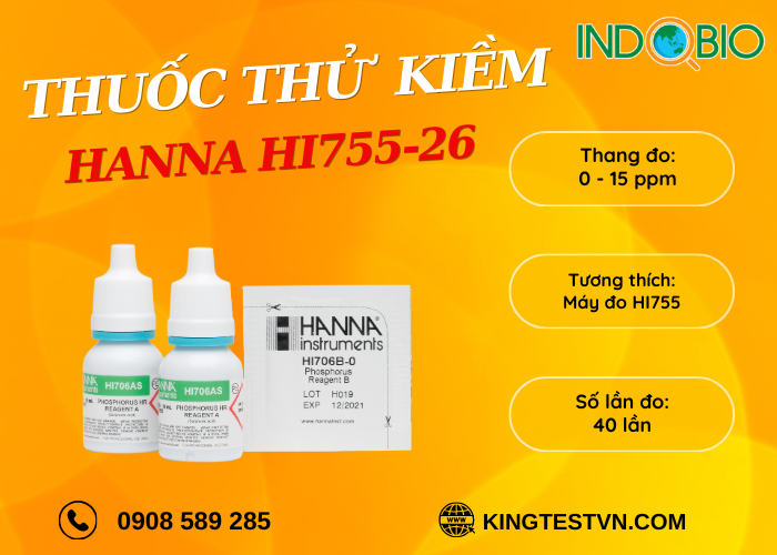 Thuốc thử Photpho Hanna HI706-25